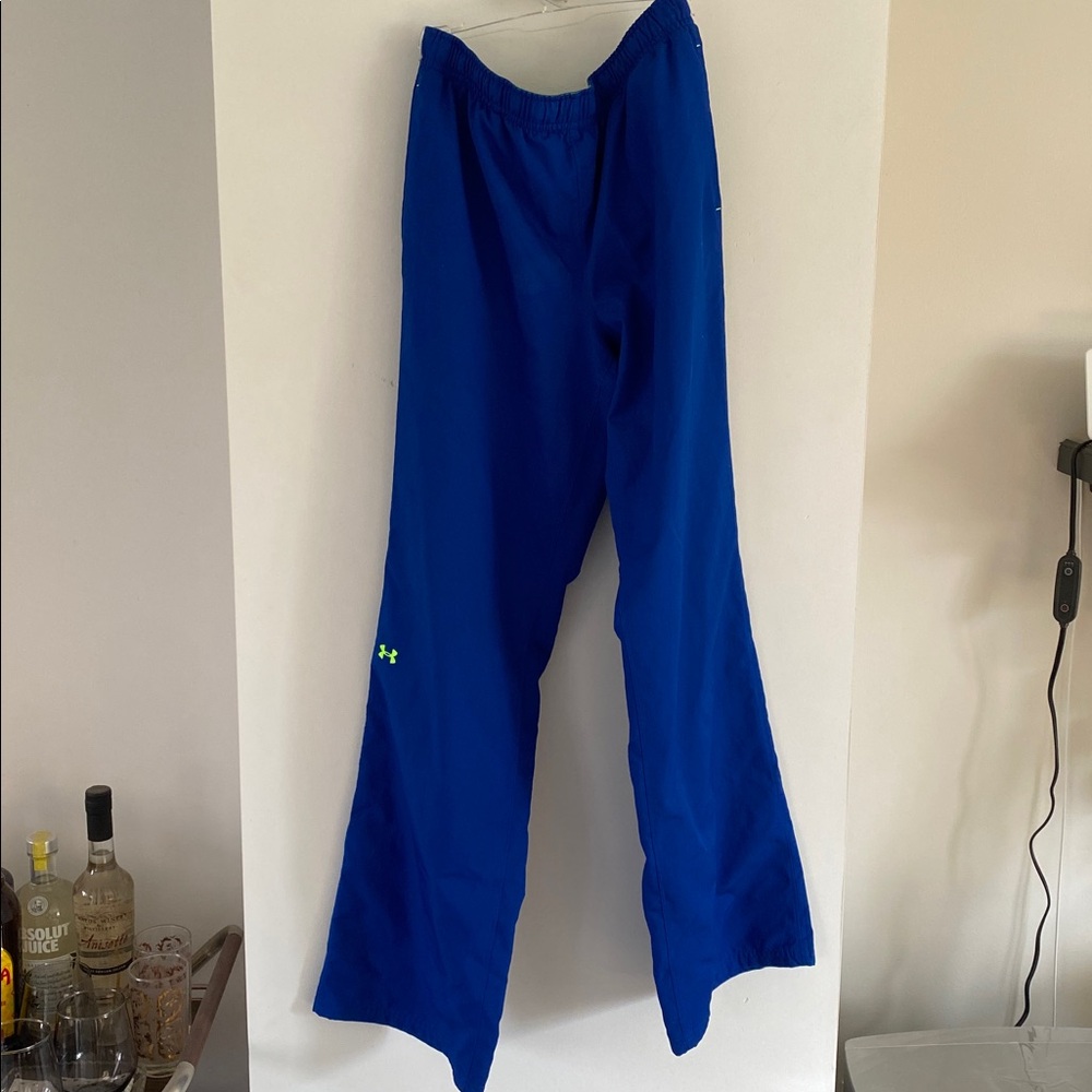 UNDER ARMOIR ATHLETIC TRACK WIND PANTS